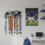 Lade das Bild in den Galerie-Viewer, Medaillen Aufhänger - Kinderzimmer - personalisiert - Laufen, Schwimmen, Fußball, Eishockey, Akrobatik

