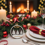 Lade das Bild in den Galerie-Viewer, Personalisierbare 3D Weihnachtskugel - Wald
