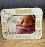 Lade das Bild in den Galerie-Viewer, Fotorahmen - Zur Geburt
