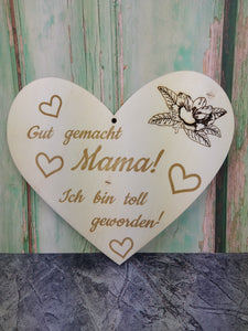 Herz - Gut gemacht Mama