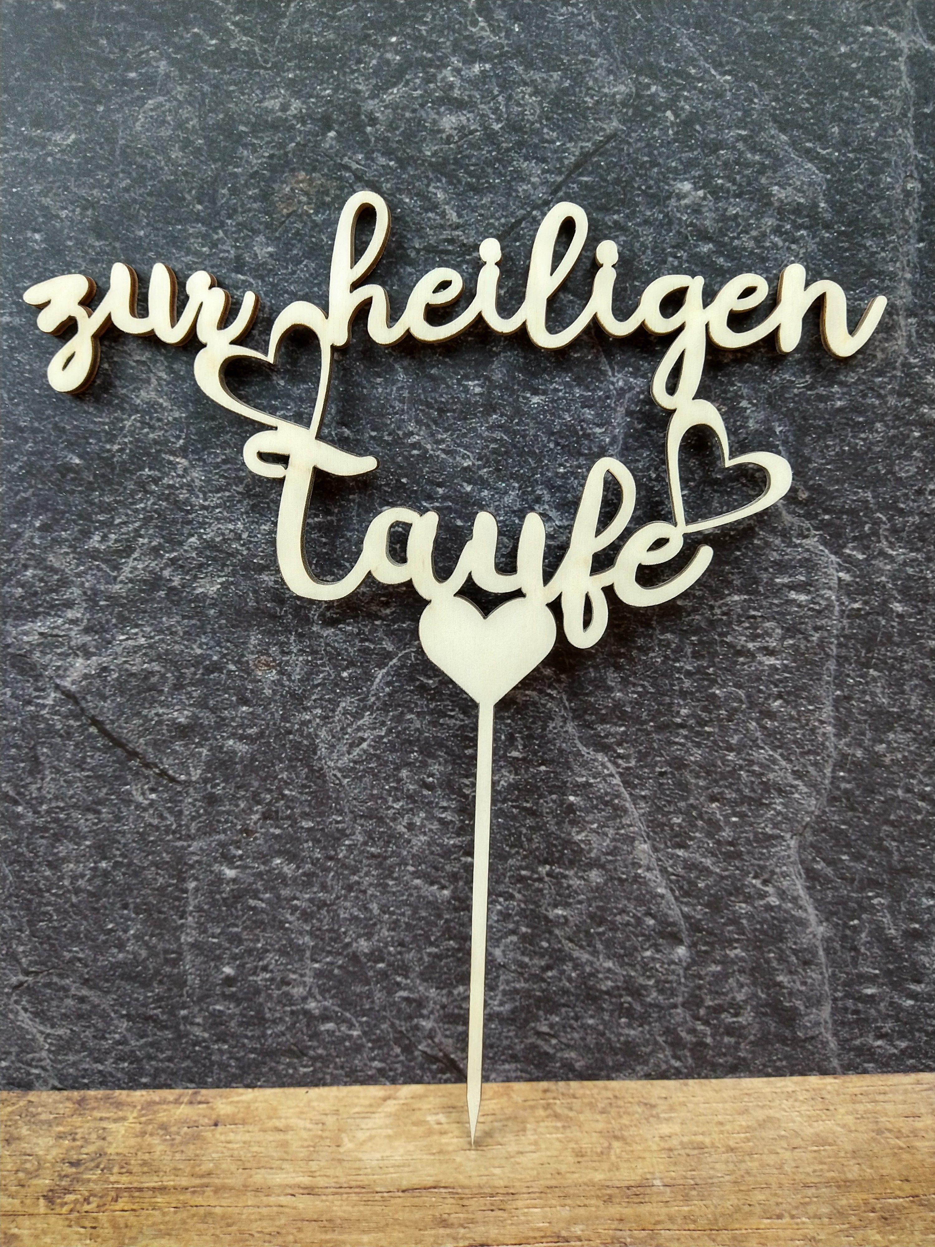 Cake Topper - zur heiligen Taufe