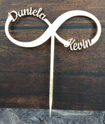 Lade das Bild in den Galerie-Viewer, Cake Topper - Unendlich - personalisiert
