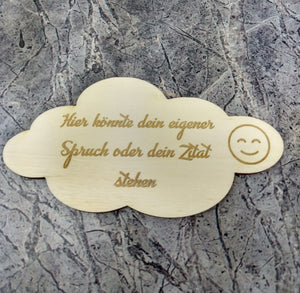 Kühlschrankmagnet Wolke - personalisiert