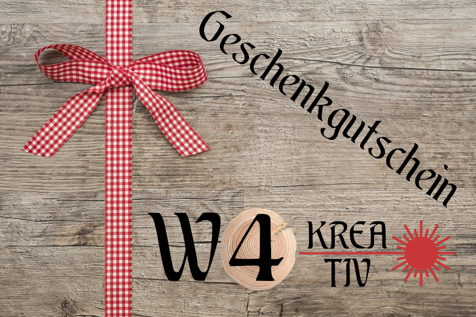 Digitaler W4Kreativ Geschenkgutschein